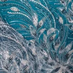 مطرزات فاخرة بالخرز والترتر – رسمة 2 – تصميم 01 تفاصيل التطريز بالخرز والترتر